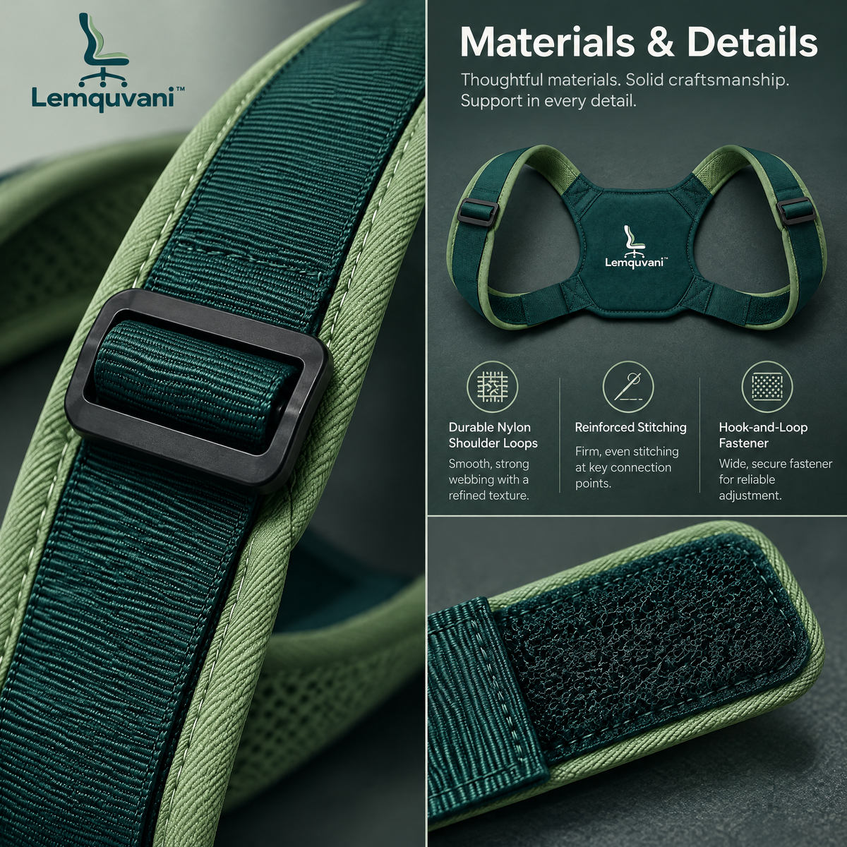 Lemquvani™ PostureAlign Shoulder Support