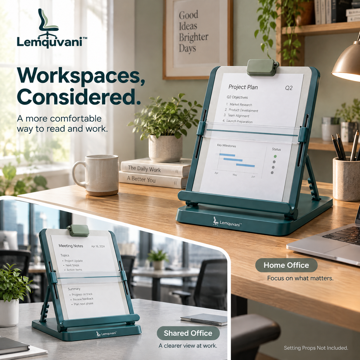 Lemquvani™ ReadEase Document Holder