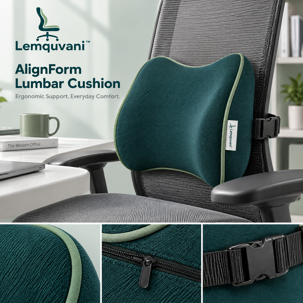 Lemquvani™ AlignForm Lumbar Support Cushion