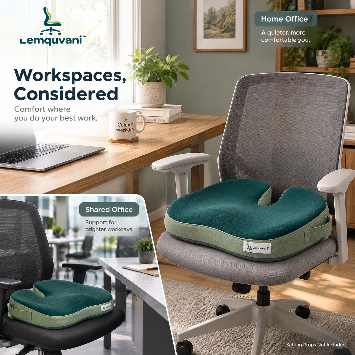 Lemquvani™ CloudContour Seat Cushion