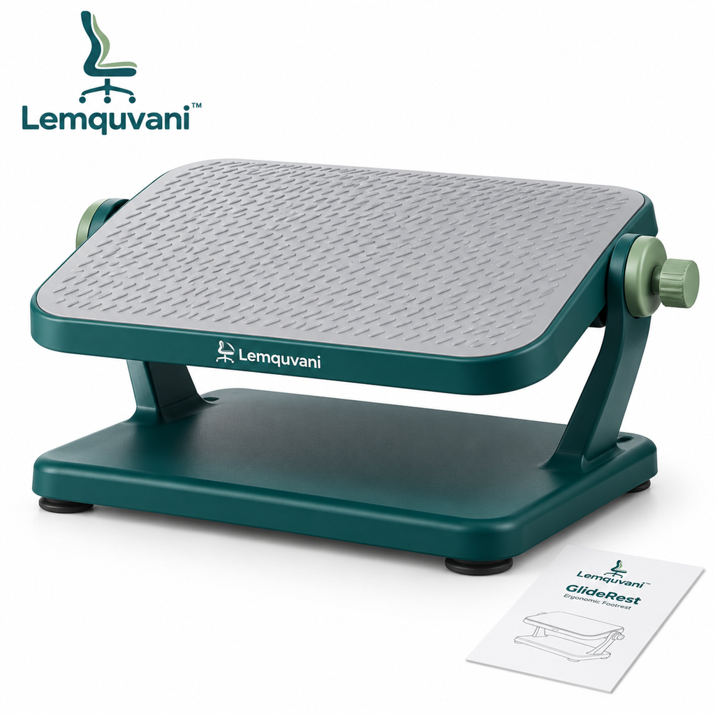 Lemquvani™ GlideRest Ergonomic Footrest