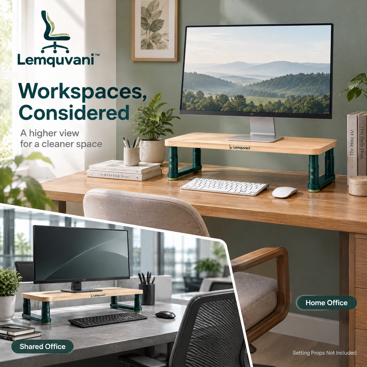 Lemquvani™ ViewLift Monitor Riser