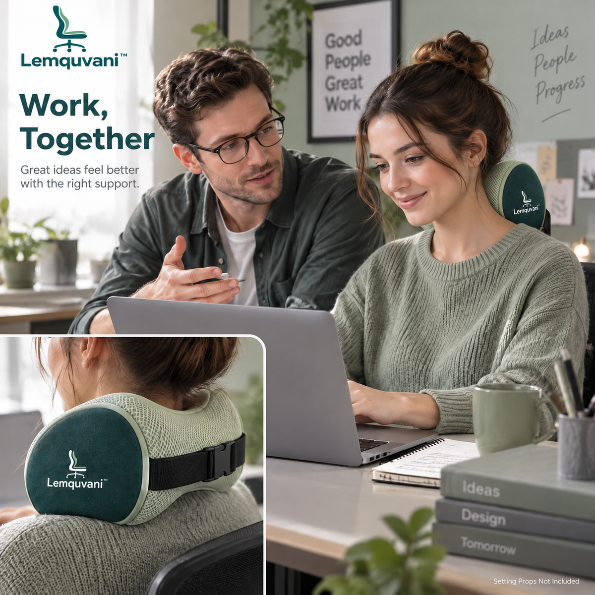Lemquvani™ NeckNest Cervical Support Pillow