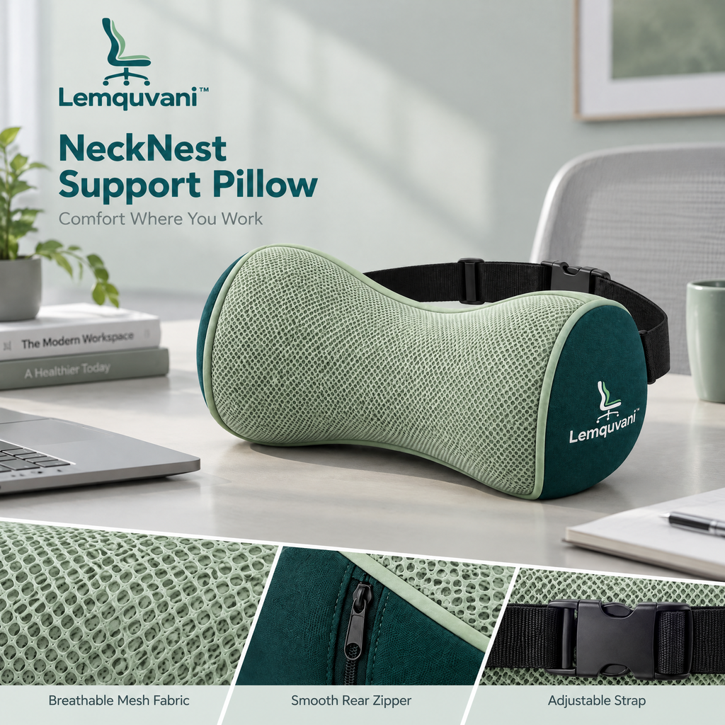 Lemquvani™ NeckNest Cervical Support Pillow