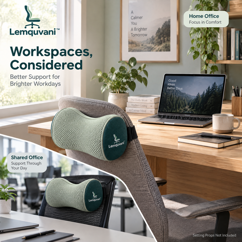 Lemquvani™ NeckNest Cervical Support Pillow